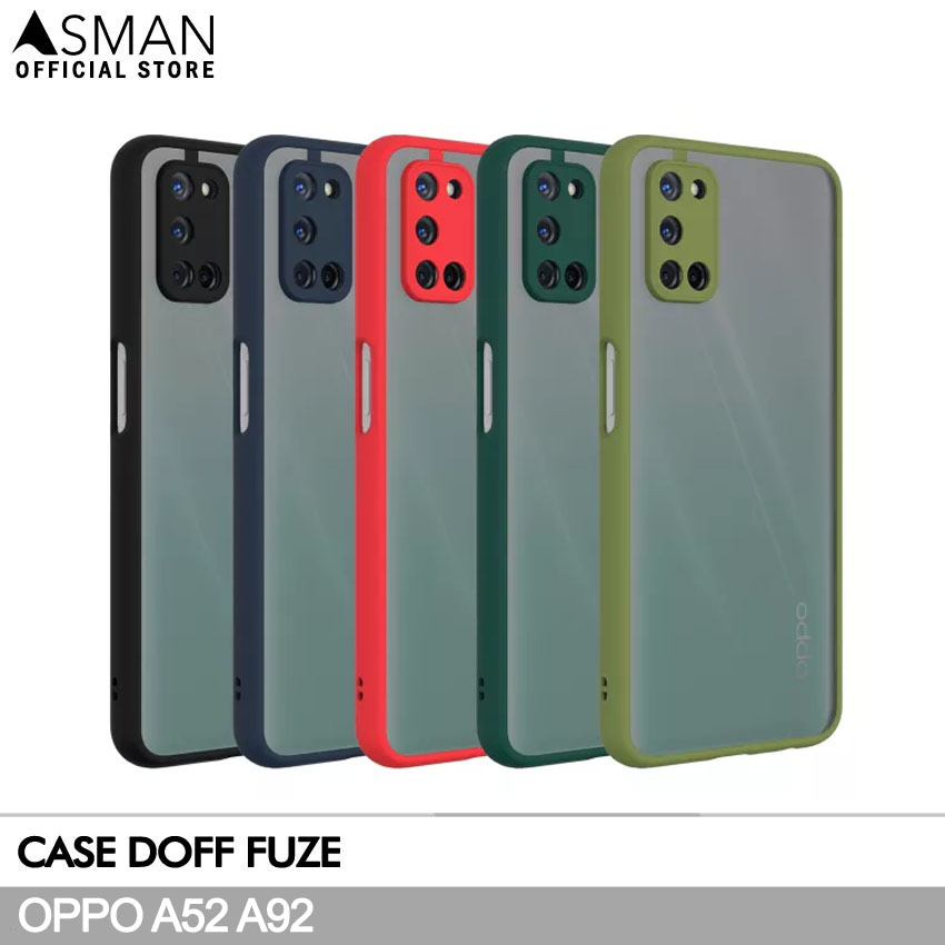 Asman Case Oppo A52 A92 Fuze Premium Shield Protector
