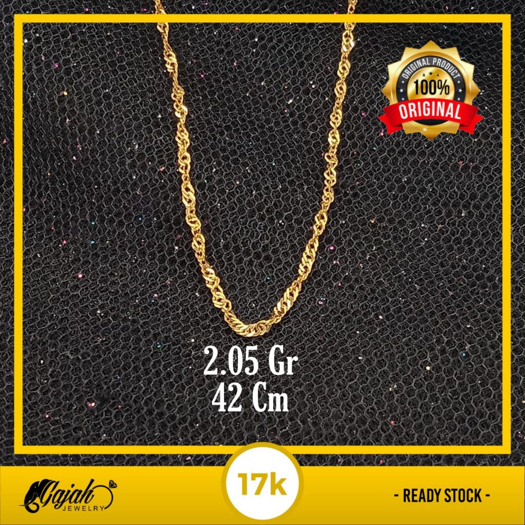 Kalung Emas 17K - 2.05 Gr Kadar 750 - 4718