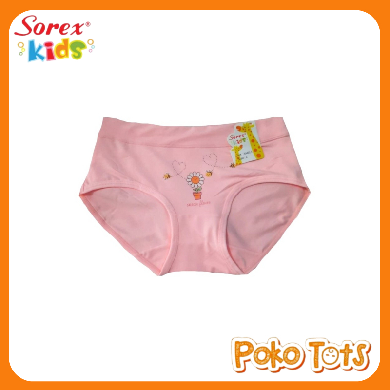 Sorex Kids CD Anak Perempuan Super Soft SK NA401 Celana Dalam Segitiga Anak Cewe CD Anak Sorex