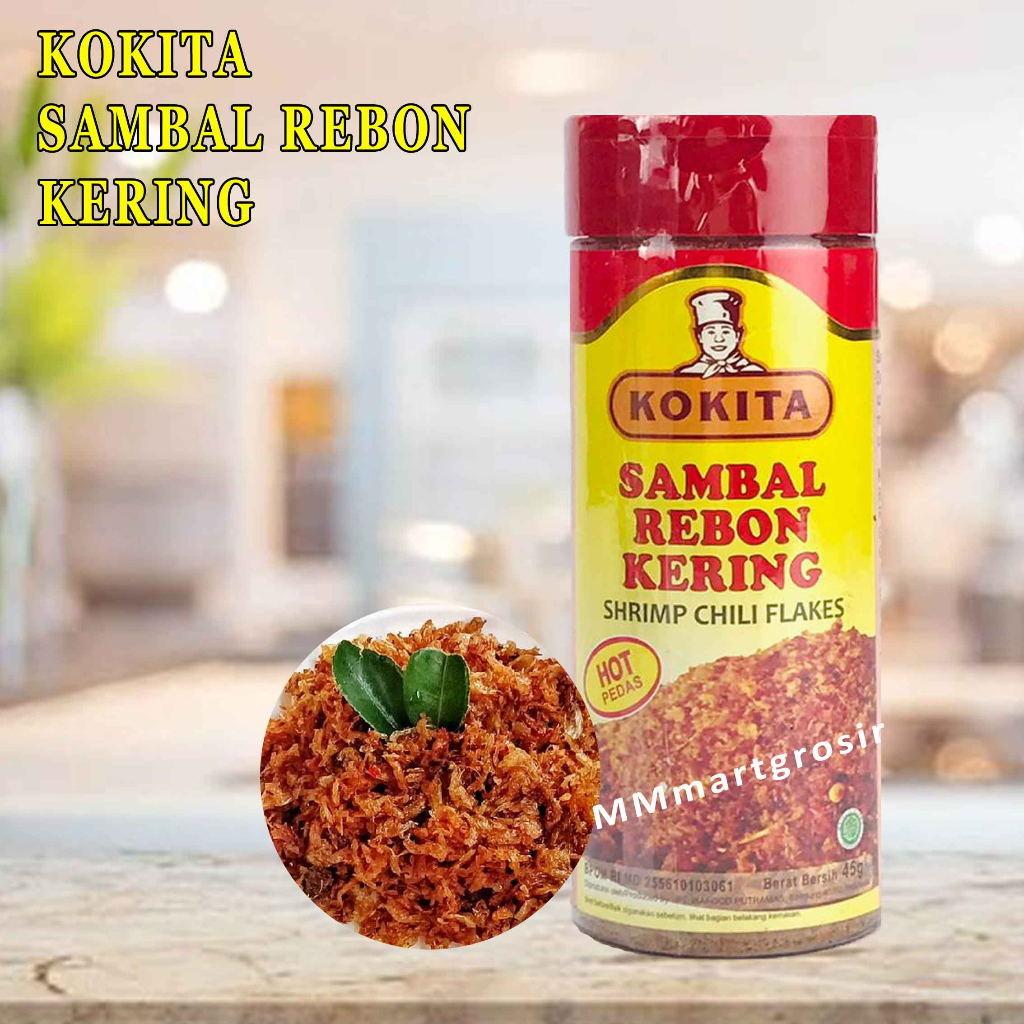 Kokita/ Sambal Rebon Kering/ Shrimp Chili Flakes/ 45gr