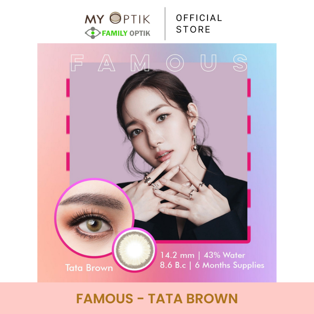 Famous With Biomoist Tata Brown Monthly Softlens Warna
