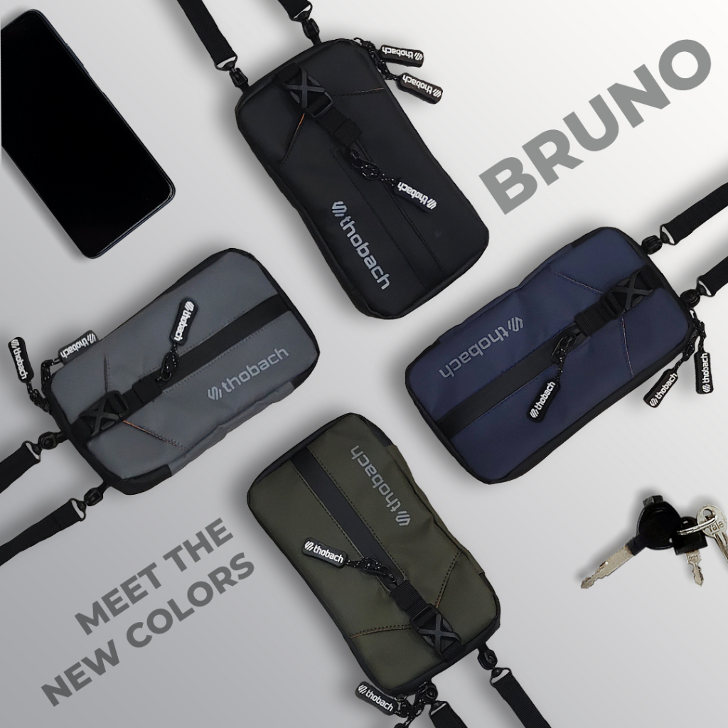 THOBACH-SLING POUCH BIMO ANTI AIR BRUNO SLING PHONE WARNA PRIA WANITA