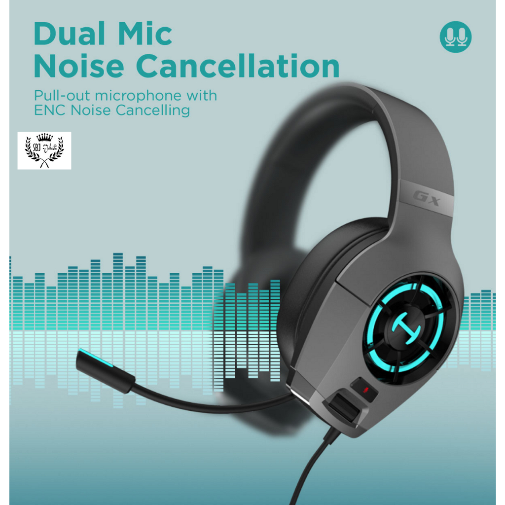 Headphone Hecate GX Gaming Headset Headphone HiFi HD Audio Dual Mic ENC Hecate by Edifier