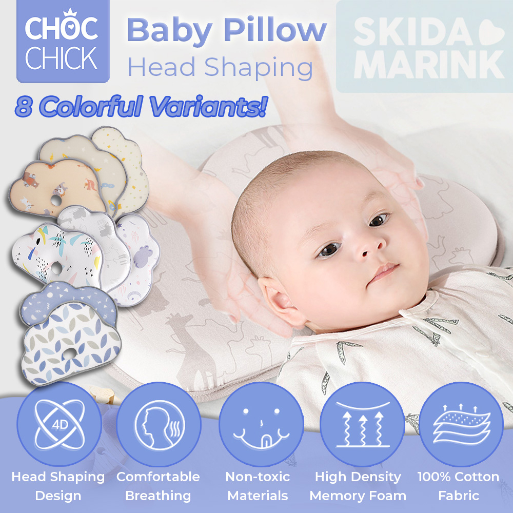 Choc Chick Memory Foam Baby Pillow Bantal Tidur Anak Bayi Anti Peyang Ergonomis