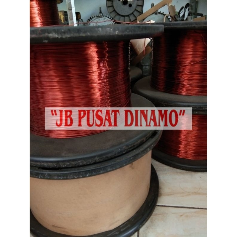 Kawat tembaga meteran 0,90 0,9 mm Supreme EIW email tembaga gulung dinamo