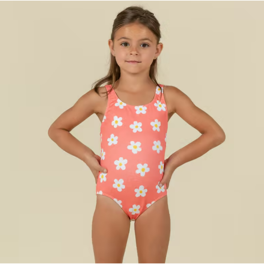 NABAIJI Swimsuit Anak Perempuan One-Piece Bermotif Bunga