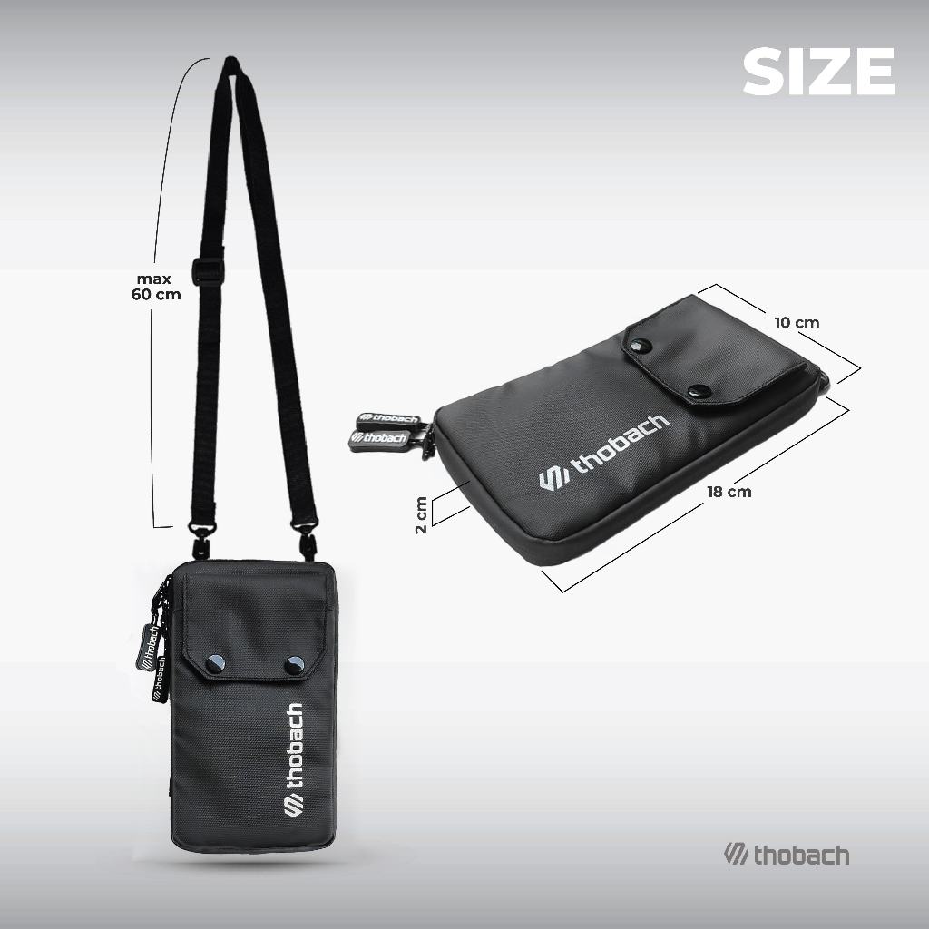THOBACH-SLING POUCH BIMO WATERPROOF ASTRO WARNA SLING PHONE