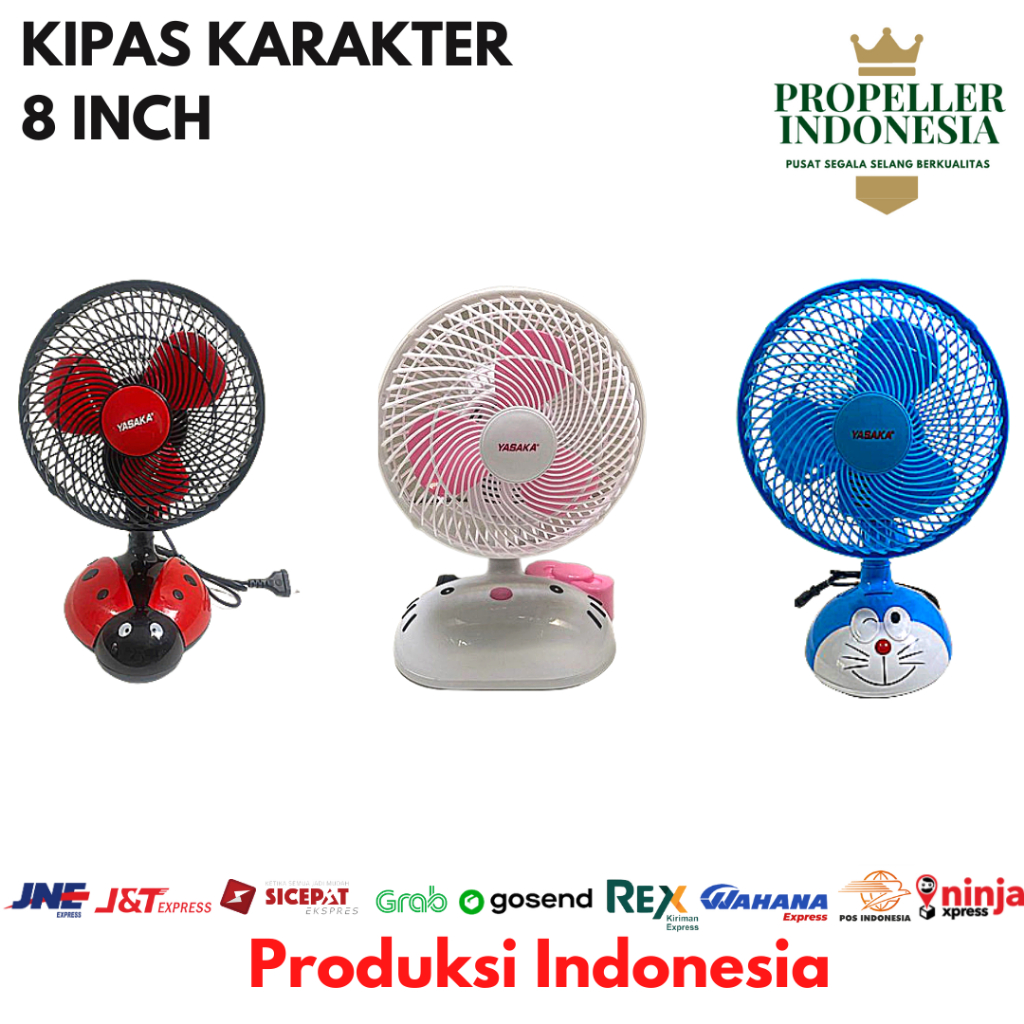Kipas Angin Meja 8 Inch Dinding Desk Fan Mini Wall Fan Gantung Tembok