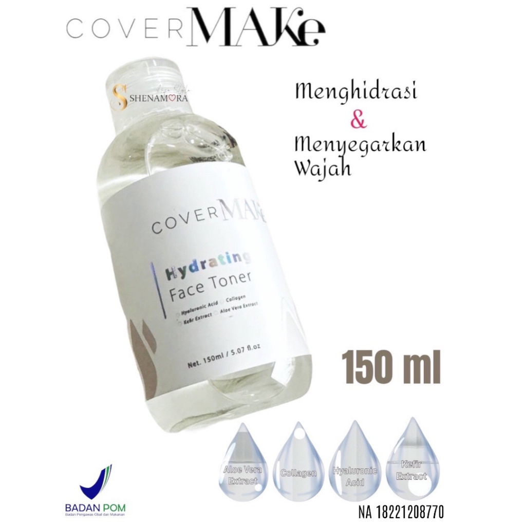 Covermake Hydrating Face Toner | Toner Wajah 150ml