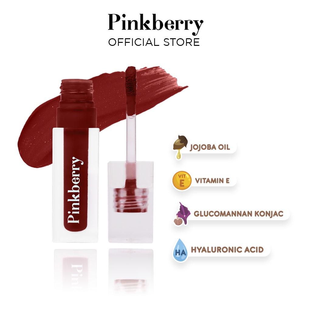 PINKBERRY Lip Gelato | Lip Cream Velvet Staint | Minim Transferproof | Stain