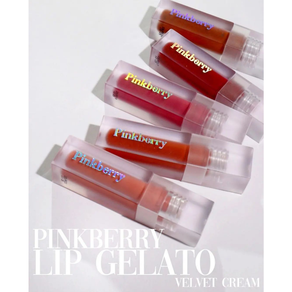 PINKBERRY Lip Gelato | Lip Cream Velvet Staint | Minim Transferproof | Stain