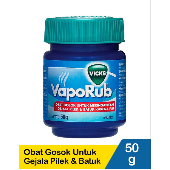 Morinz Vicks Vaporub Balsem Gosok Oles Pelega Gejala Batuk Pilek