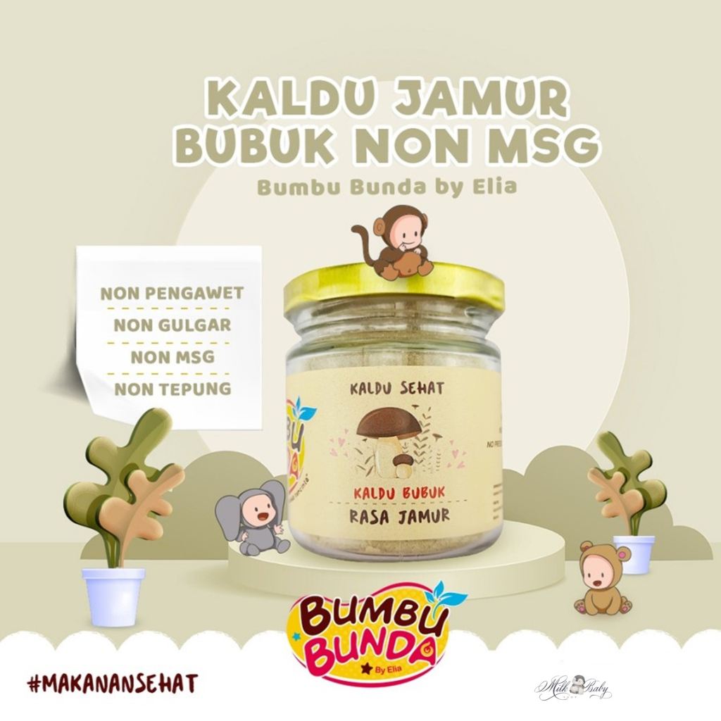 

Bumbu Bunda by Elia Kaldu Jamur Non MSG Non Pengawet Non Gulgar