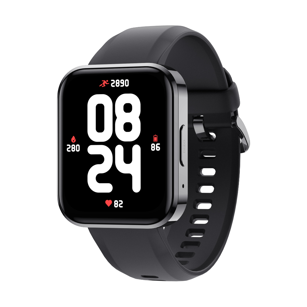 DIZO By realme techlife Watch D Talk Bluetooth Calling watch 1.8''Big Display Health Monitor Sports Waterproof Watch