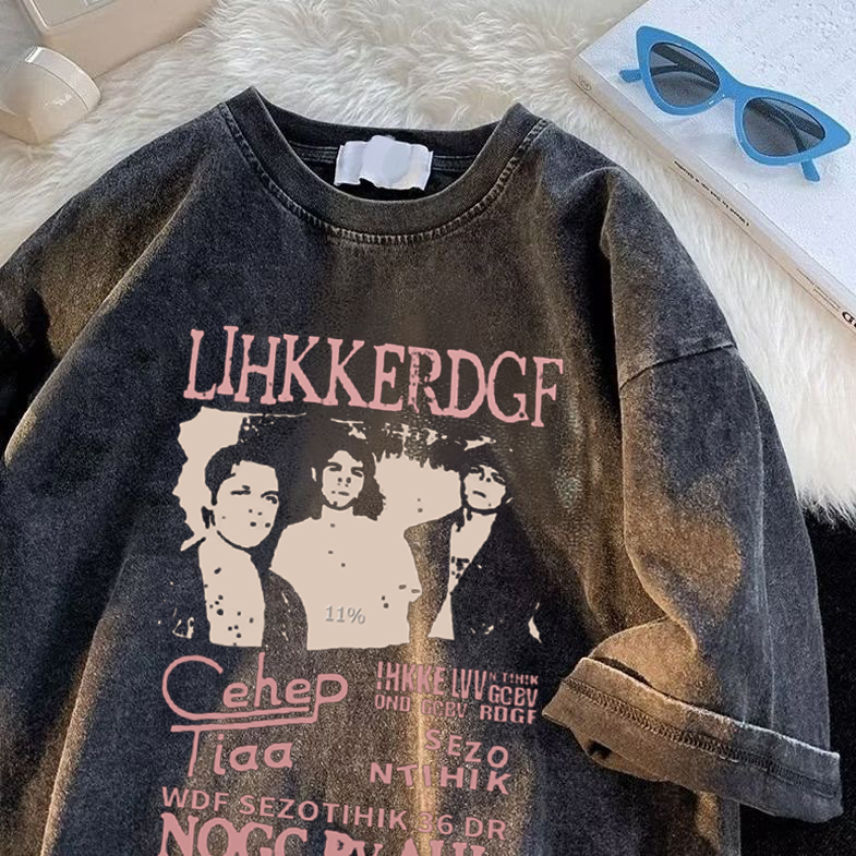 RDGF kemeja leher bulat kaos murah kaos cowok keren kaos hitam  kaos cowok keren PRIA &amp; WANITA (UNISEX)