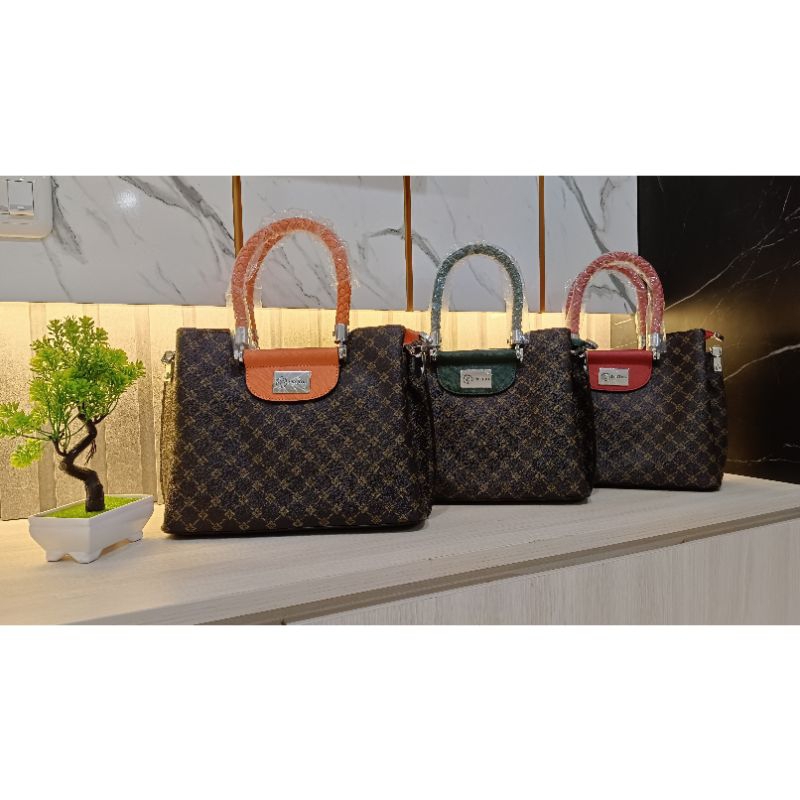 DEFINO TAS HANDBAG WANITA 0721 Coffee TAS SELEMPANG WANITA ORI REALPICT
