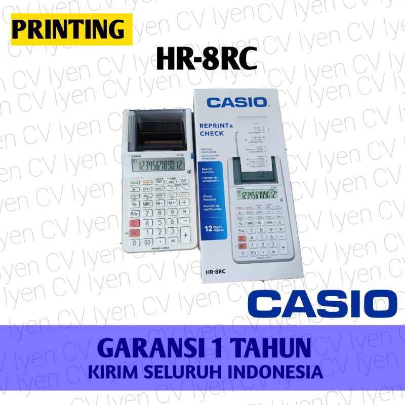 

kalkulator Printing Casio HR-8RC / Casio HR 8RC / casio hr 8rc / kalkulator print casio