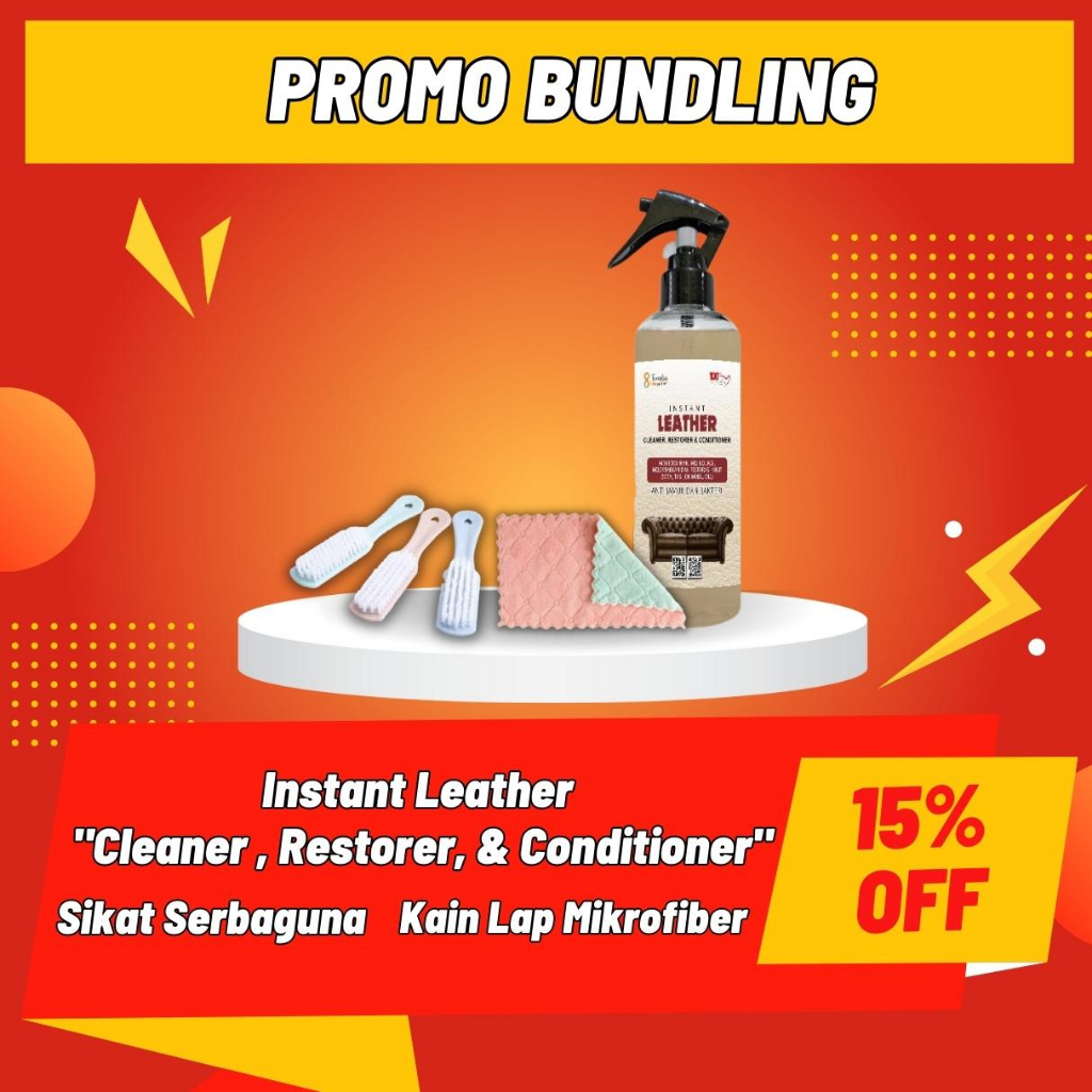 Leather Instan Cleaner Restorer Conditioner Tas, Sofa, Jok Mobil / Melindungi Material Kulit 250 trigger