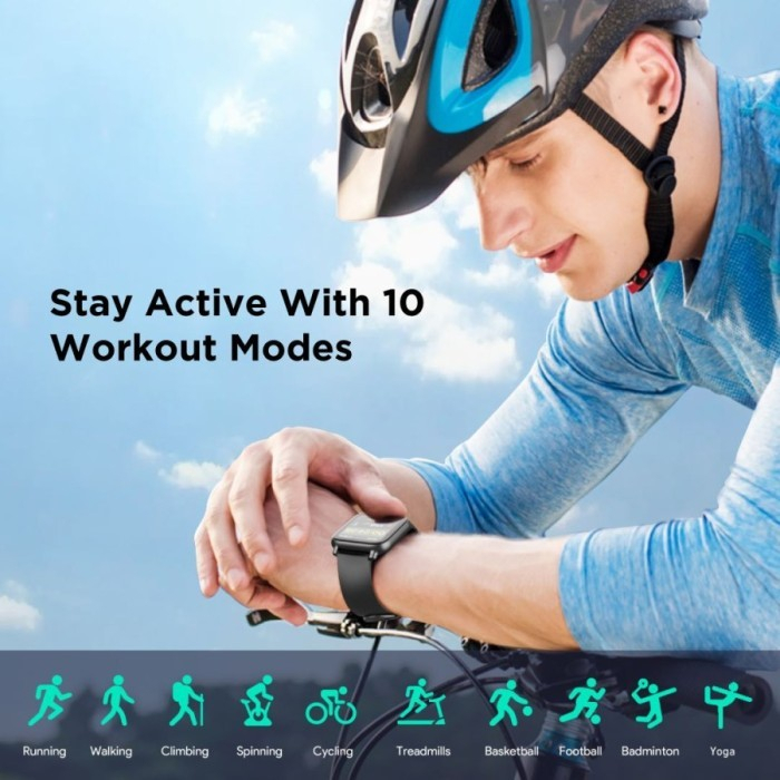 Smartwatch Aukey SW-1 Fitness Tracker 10 Activity With IP68 - 501643