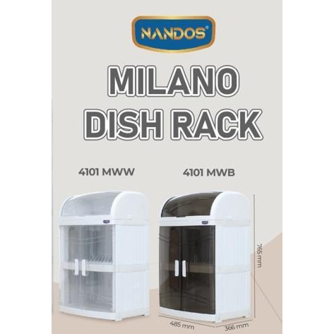 Rak Piring Plastik Milinieal Nandos Mini Dish Rack 4101