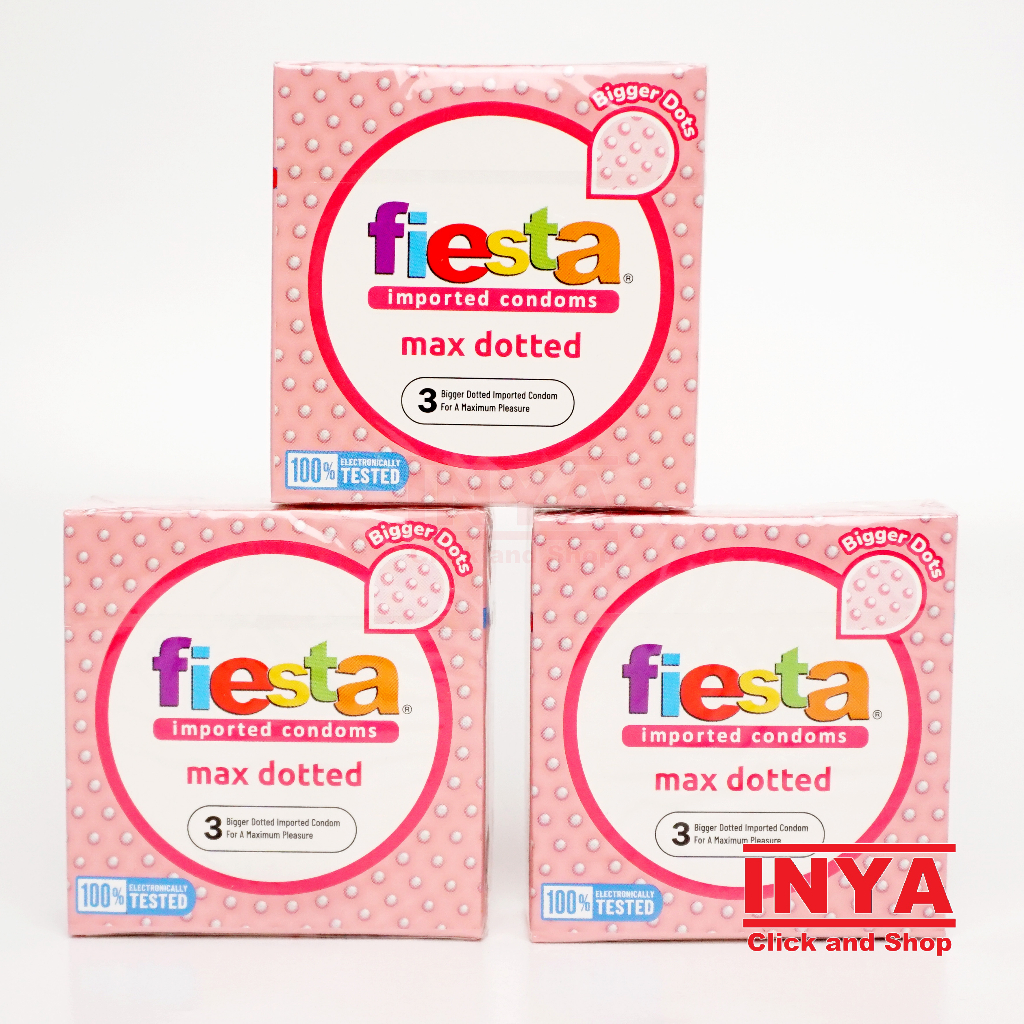 Kondom FIESTA DOTTED CONDOM isi 3pcs