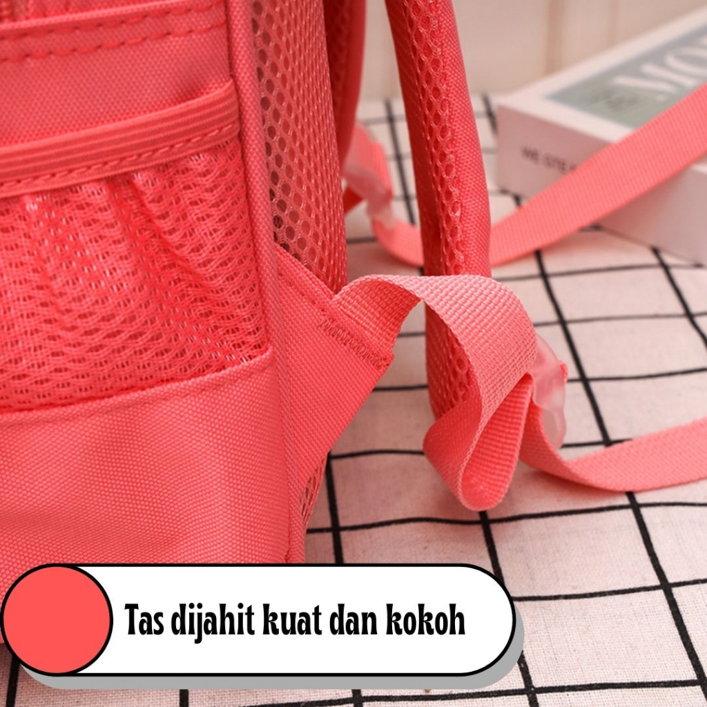 [MONA] Tas Ransel Anak Sekolah Motif Kuda Cantik Buat TK dan Paud Kualitas Import Premium -M0237