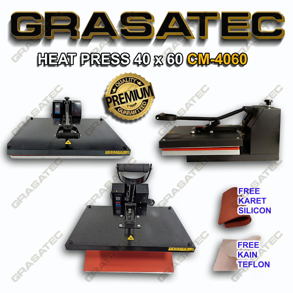MESIN PRESS KAOS SABLON 40X60 1500 WATT