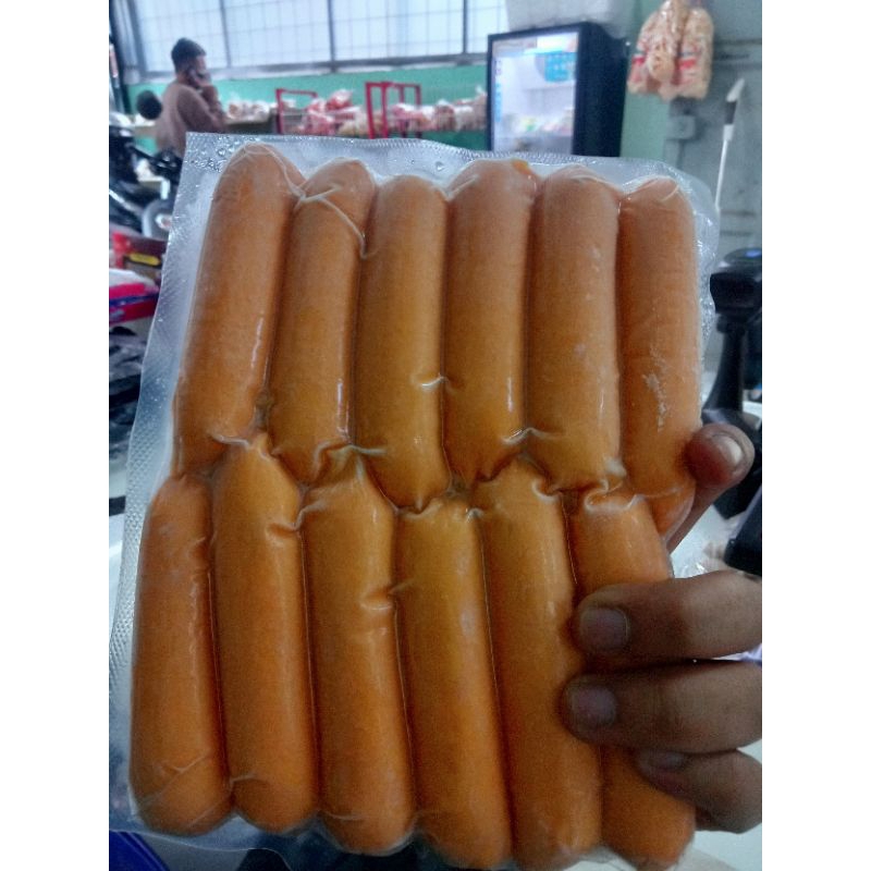 Kimbo Heppi Sosis Bakar Kemasan 12Pcs