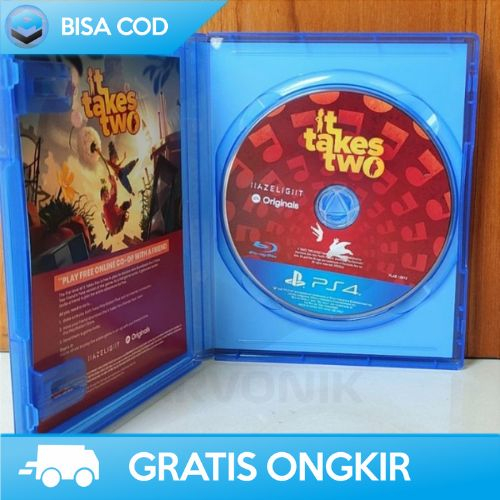 KASET GAME IT TAKES TWO PS4 BARANG SECOND KUALITAS TERJAMIN ORIGINAL