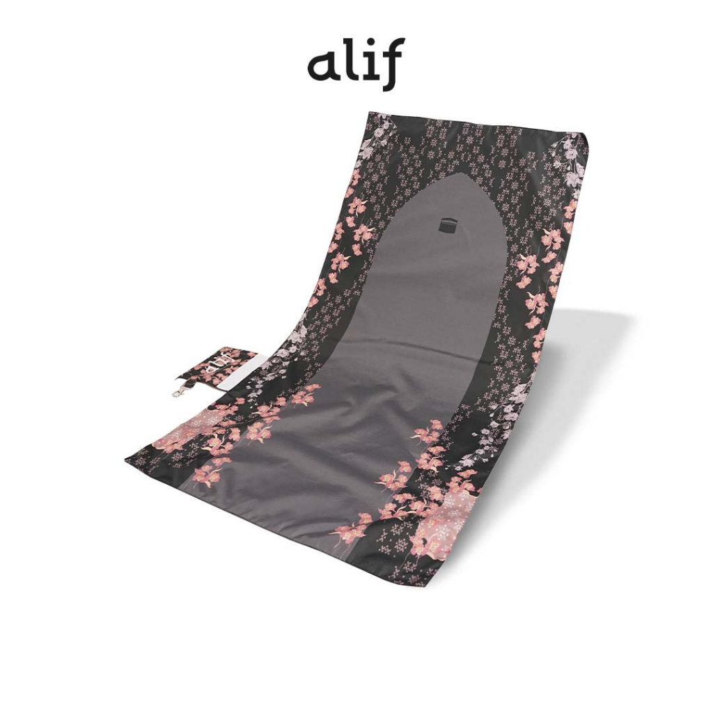 ALIF SAJADAH GENGGAM TRAVEL / SAKU / PORTABLE / WATERPROOF ( ALIF MODERN WEAR SJG-0192 )