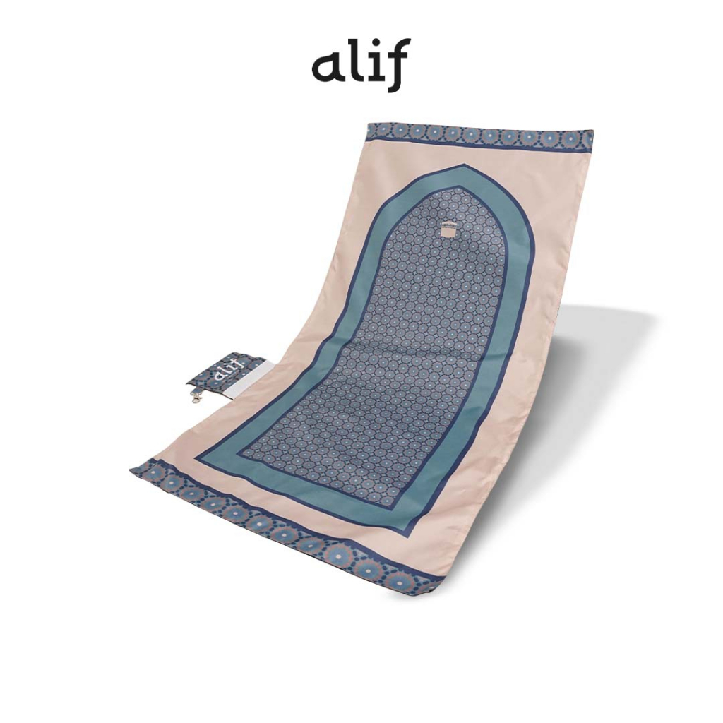 ALIF SAJADAH GENGGAM TRAVEL / SAKU / PORTABLE / WATERPROOF ( ALIF MODERN WEAR SJG-0200 )