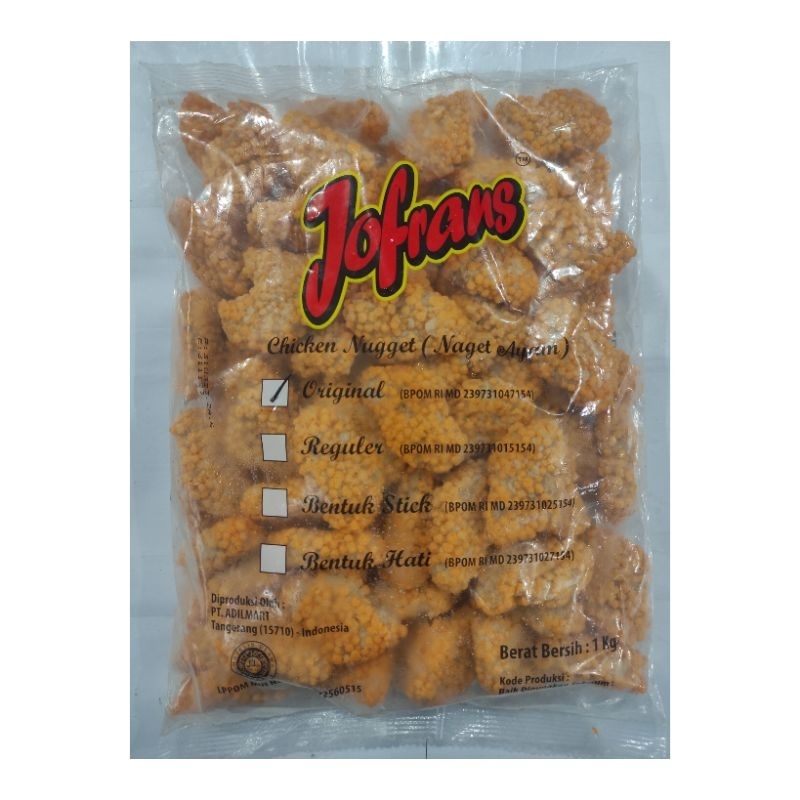 

Jofrans Naget Crispy 1kg