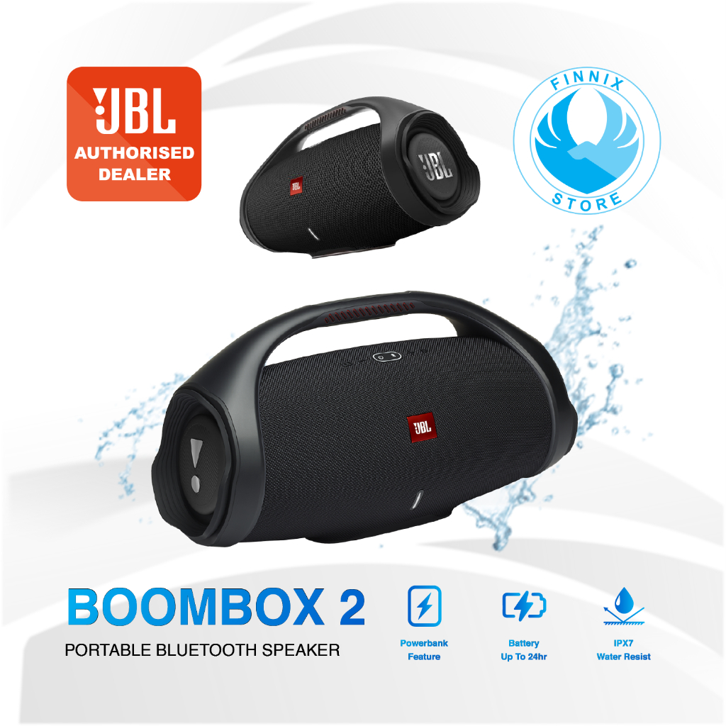 JBL Boombox 2 Wireless Bluetooth Speaker Portable - Garansi Resmi