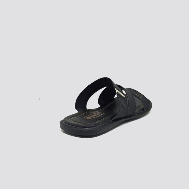 Sandal Pria Slide Casual Santai Slip On |Kulit Asli| Sendal Ukuran Jumbo big size 44-45-46-47-48 Kaki Besar Gede