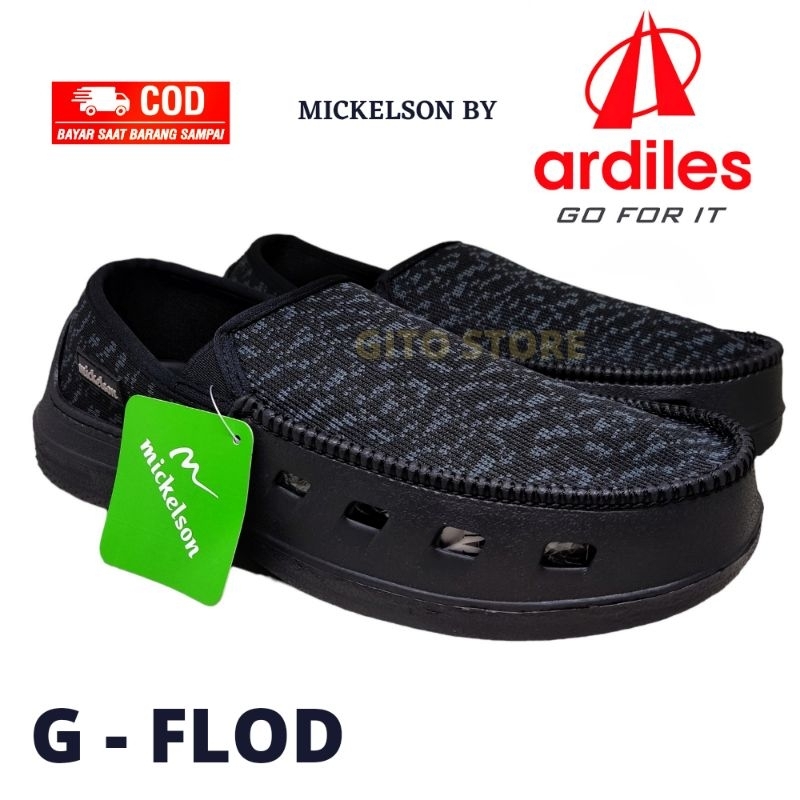 Ardiles sepatu kasual pria slip on  original ardiles/sepatu karet pria anti air