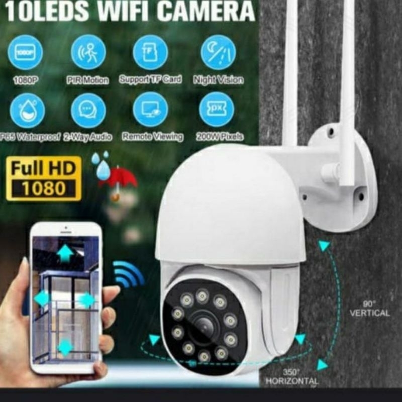 IP CAMERA OUTDOOR V380 PTZ SPEED DOME CAMERA 8MP CCTV WIFI WIRELESS FULL HD 1080P COLORVU