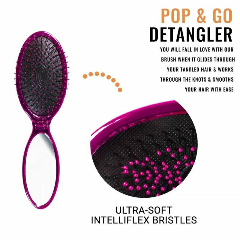 Original Wet Brush Pop n Go Detengler - Sisir Anti Kusut