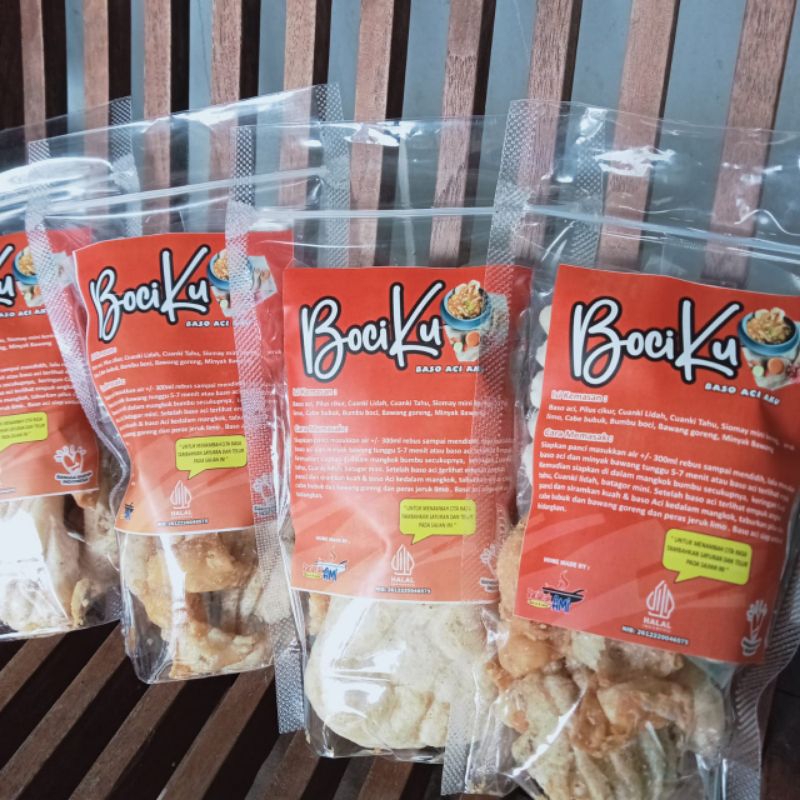 

Baso aci instan BOCIKU Kemasan Klasik