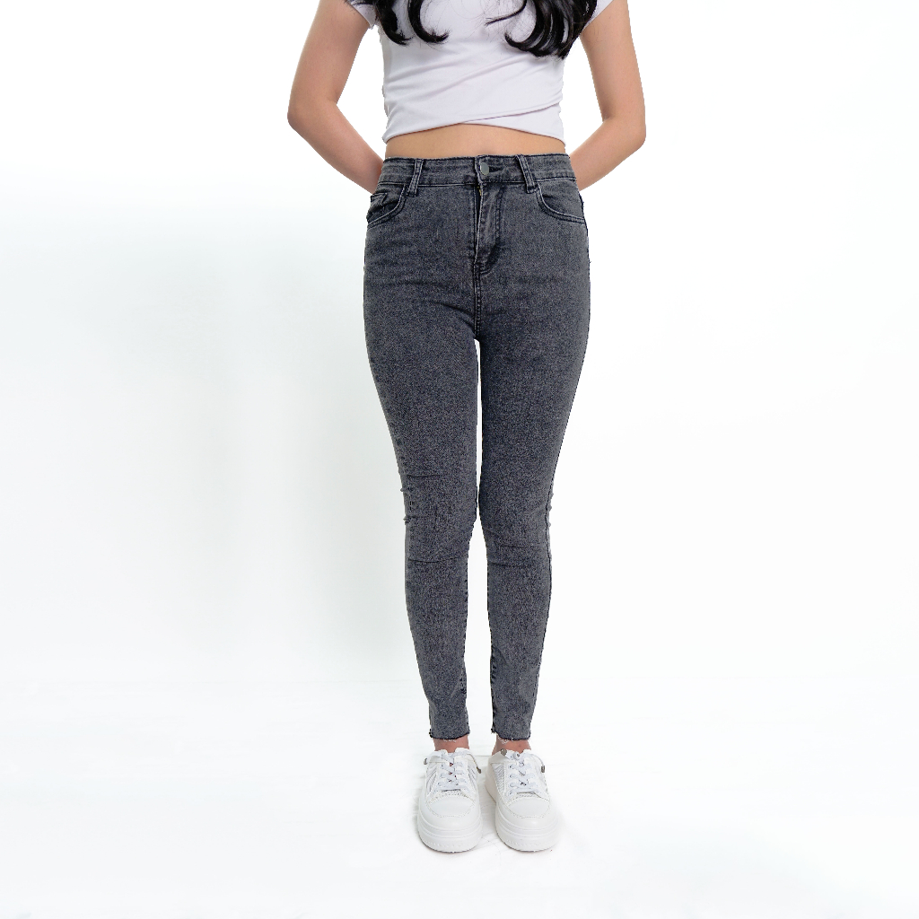 VIERLIN - Jeans 8831 - HIGH WAIST SKINNY JEANS