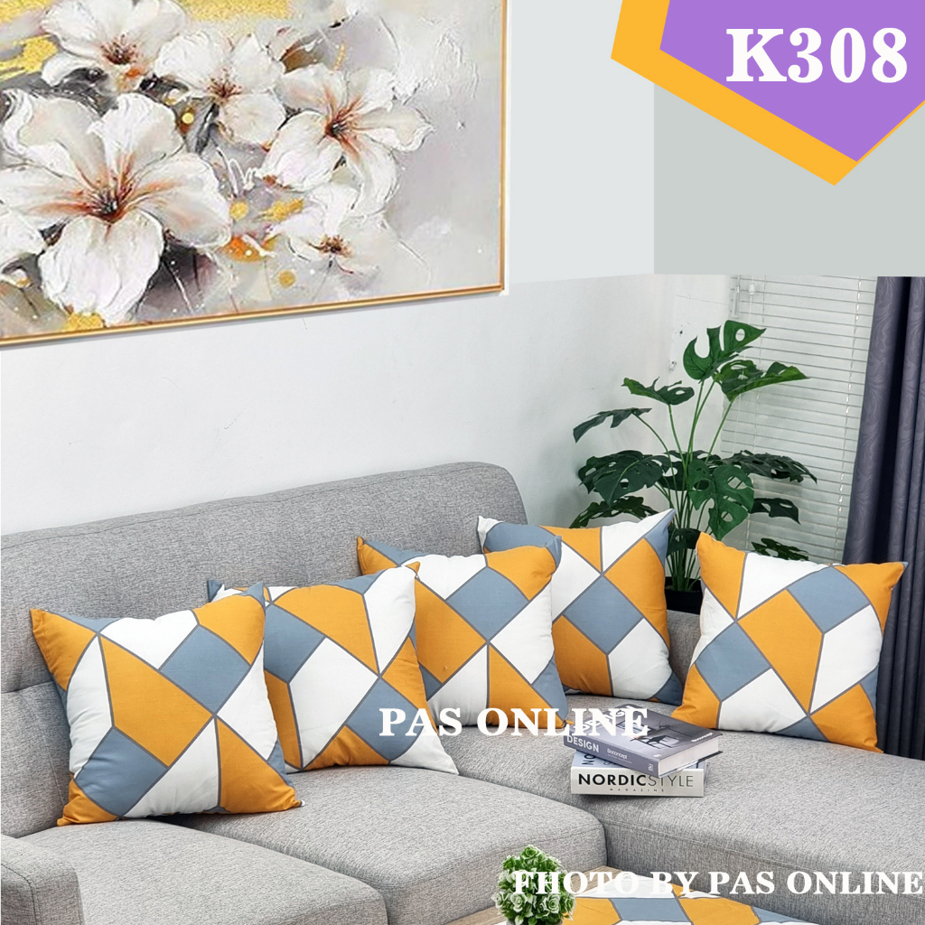 SET SARUNG BANTAL SOFA 45x45 ( 5 PCS SARUNG )