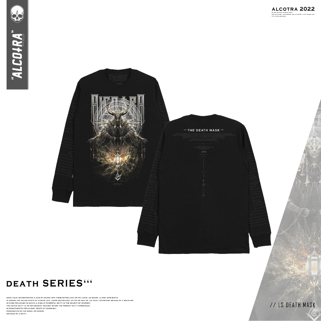 LS DTH MASK // LONGSLEEVE DEATH MASK // KAOS LENGAN PANJANG ALCOTRA