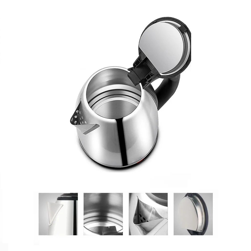 Teko Listrik Stainless Steel Pemanas Air Kettle Electric Kapasitas 2 Liter -IBZ