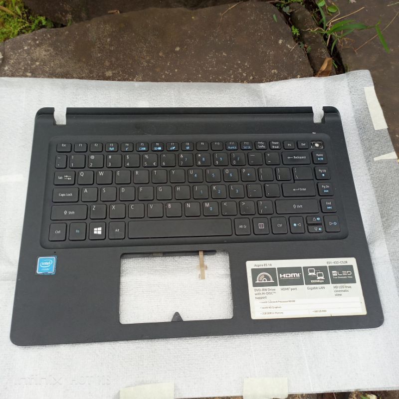 CASE CASING PALMREST KEYBOARD LAPTOP ASPIRE ES 14 ES1 432