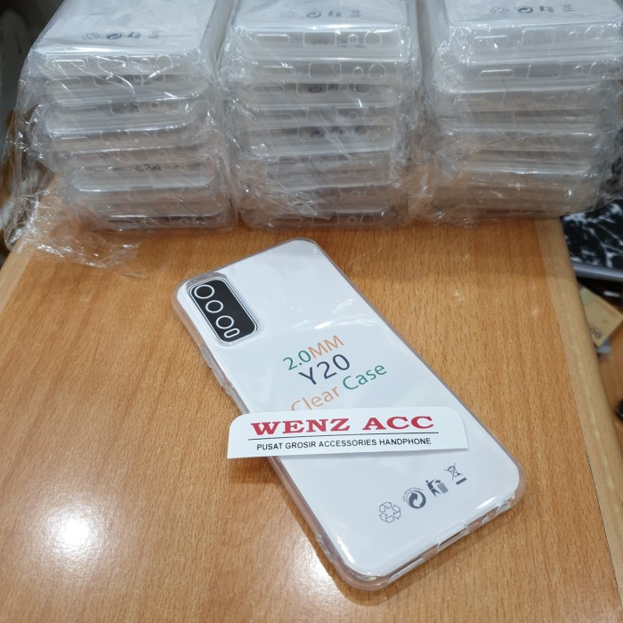 Silikon Jelly Case Bahan Tebal Bening Casing Vivo Y20 Y20s