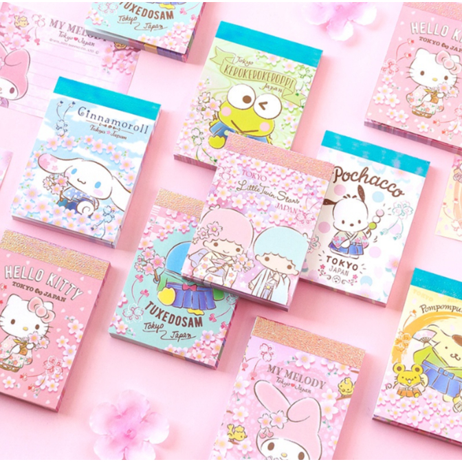 

Memo Pad Cute Sanryo Zanrio Animal /Notes Lucu Sanryo Zanrio Friends