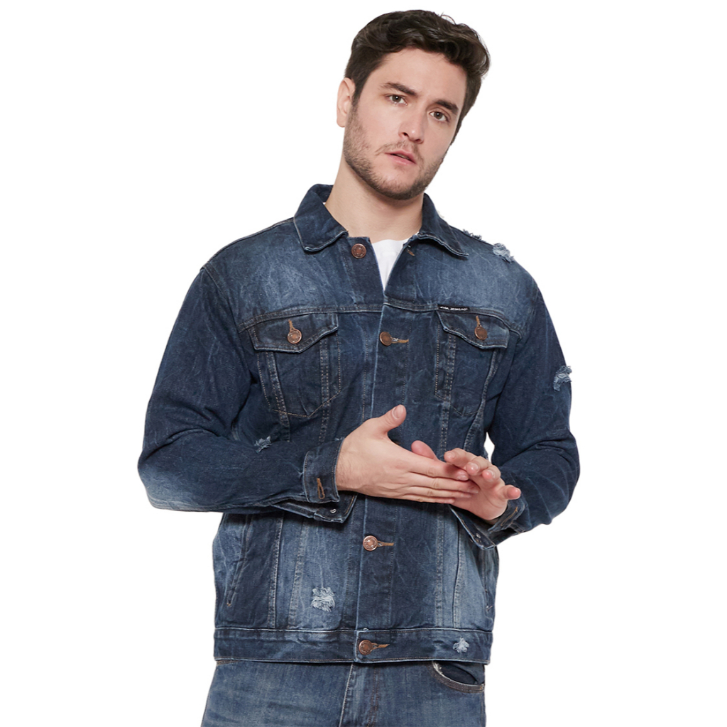 JAKET JEANS PRIA DISTRO NEVERSUCK ORIGINAL
