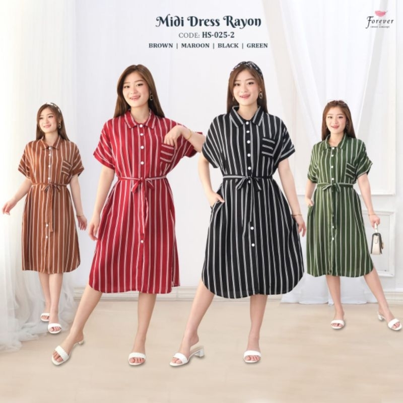 Forever Sweet Midi Dress Rayon