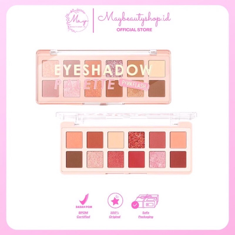 PINKFLASH PRO TOUCH EYESHADOW PALLETE ( Eyeshadow Pinkflash )