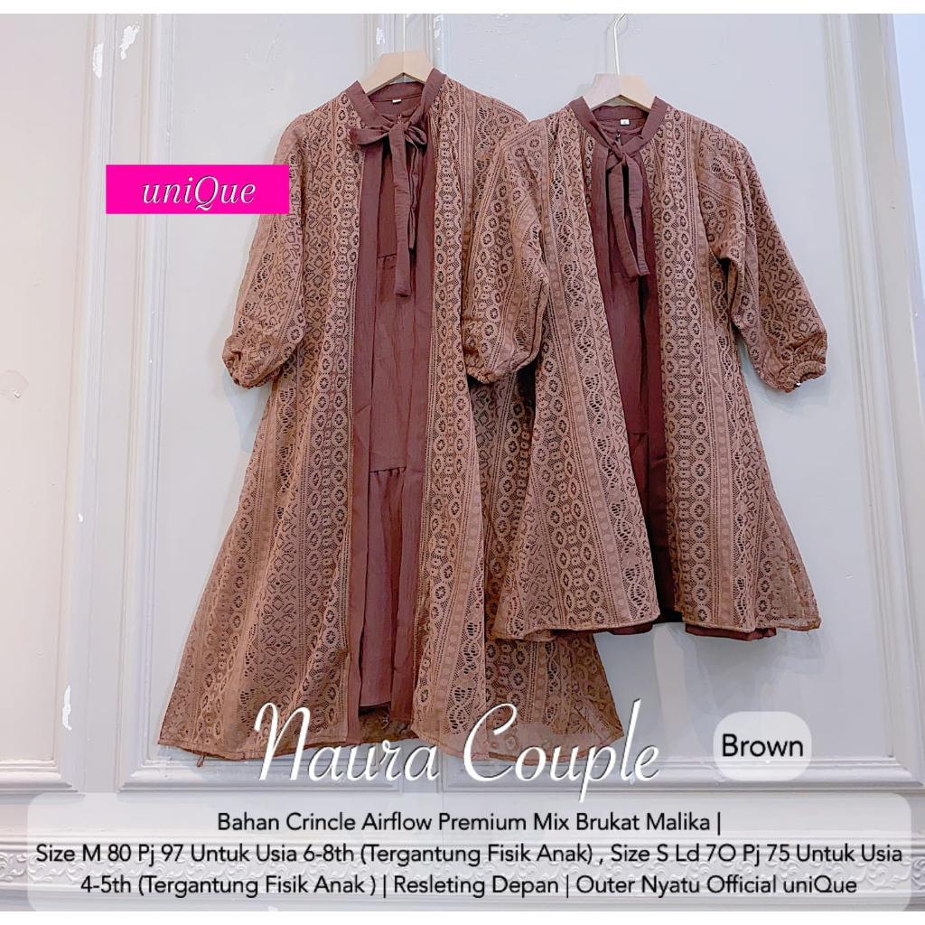 NAURA DRESS MAXI KIDS AIRFLOW MIX BRUKLAT BY UNIQUE