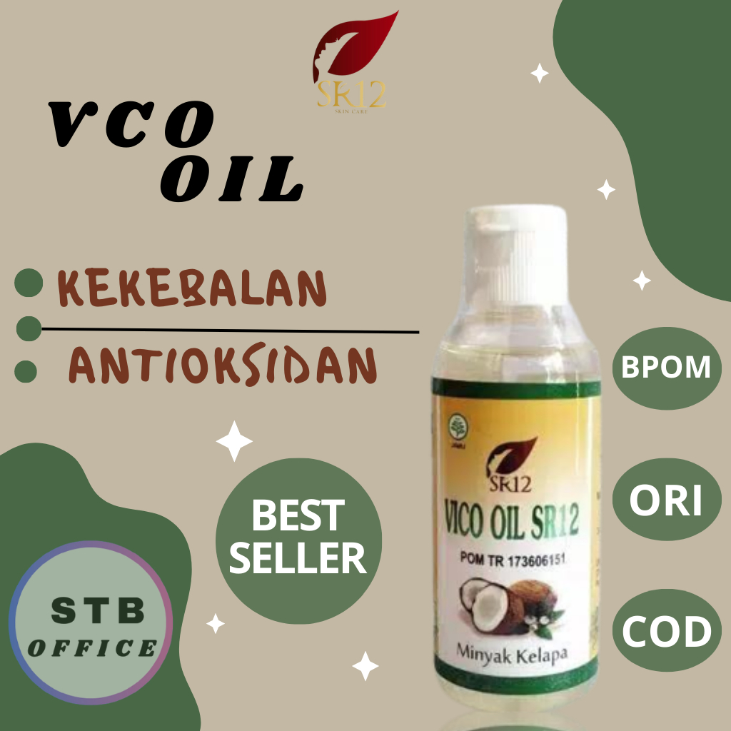 VCO SR12 Minyak Kelapa Perawatan Tubuh Wajah Badan Oil Serbaguna SR12